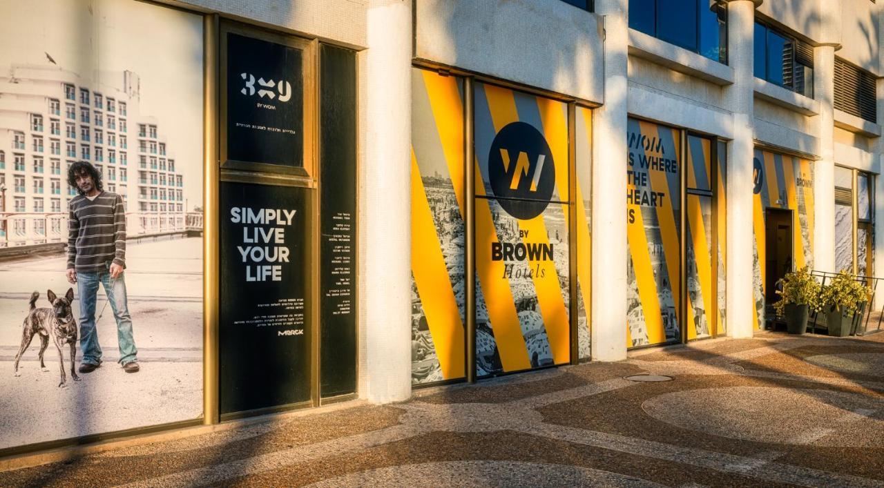 Wom Beach Pod Hotel - A Member Of Brown Hotels テル・アビブ エクステリア 写真